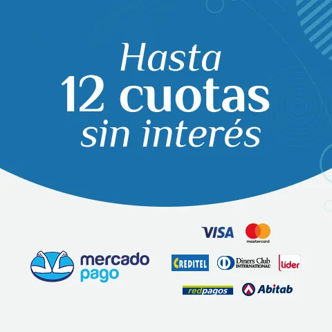 Hasta 12 cuotas sin interés